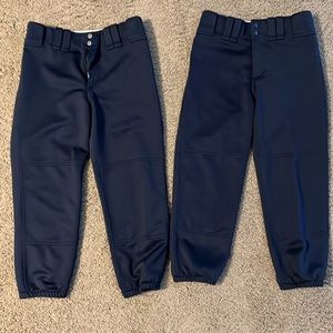 Women’s XS navy mizuno softball pants